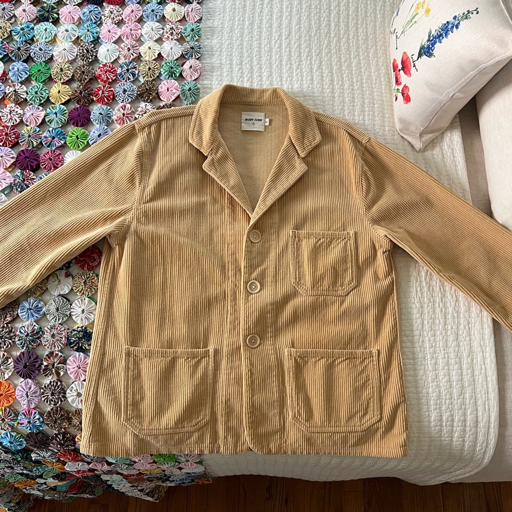 Rudy Jude Adult Utility Jacket Wide Corduroy Honey